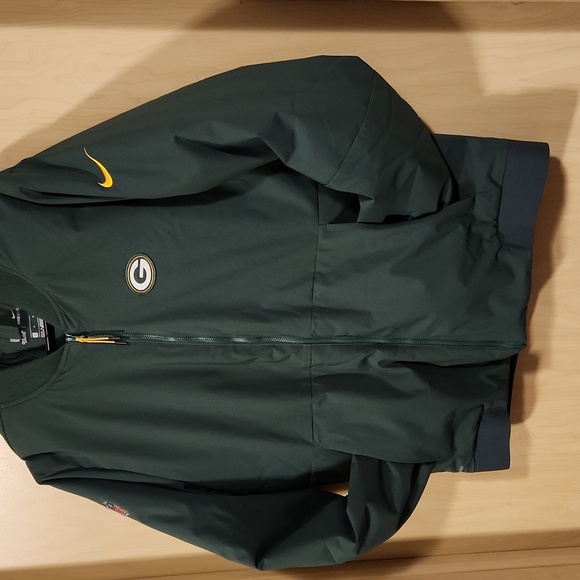 Green Bay Packers Nike Shield Jacket Mens Size M - Picture 2 of 11